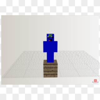 Blue Apple Man - Minecraft, HD Png Download