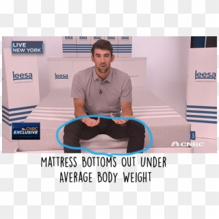 Leesa And Michael Phelps Directly Violated The Ftc - Leesa Mattress Michael Phelps, HD Png Download