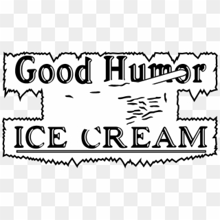 Good Humor 2 Logo Black And White - Calligraphy, HD Png Download