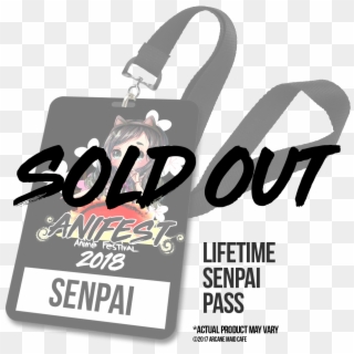 Anifest Senpai Badge - Sign, HD Png Download