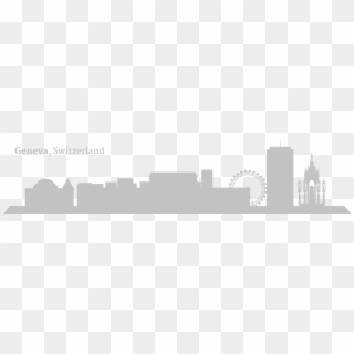 Serving Digital Commerce Worldwide - Geneva Skyline Silhouette, HD Png Download