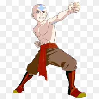 Aang Doing Practise-ynb619 - Avatar The Last Airbender Png, Transparent Png