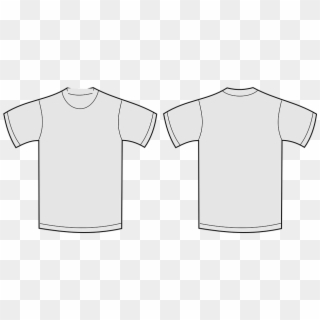 Camiseta Png Vector - White Shirt Front Back Png, Transparent Png