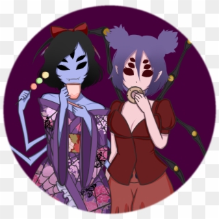 Kuruwa And Muffet Costume Swap By Luciandra-michaelis - Cartoon, HD Png Download