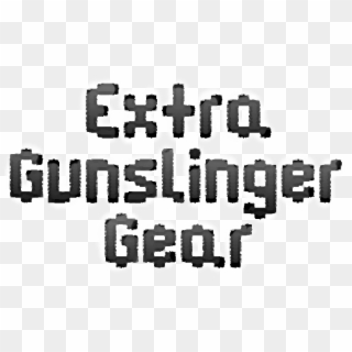 Tmodloader Extra Gunslinger Gear - Monochrome, HD Png Download