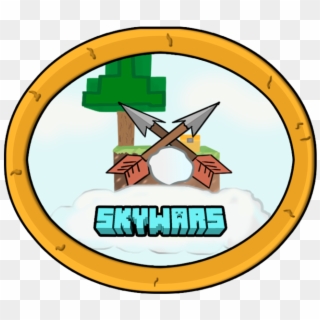 Skywars Logo Png - Minecraft Sky Wars Logo, Transparent Png