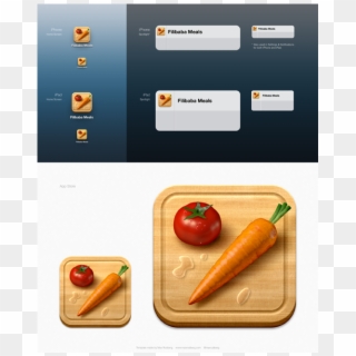 Ios Icon Template / Max Rudberg - Carrot, HD Png Download