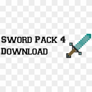 Sword Packs Sibsib Minecraft Texture Pack Png Minecraft - Black-and-white, Transparent Png