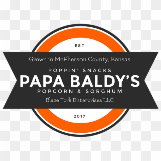 Papa Baldy's Popcorn - Circle, HD Png Download