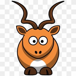 Antelope Animal Eyes - Cartoon Pig, HD Png Download