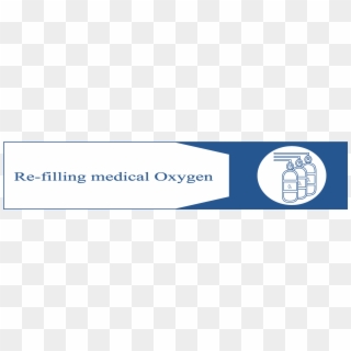 Banner Re-filling Medical Oxygen Blue - Universidad De América Latina, HD Png Download