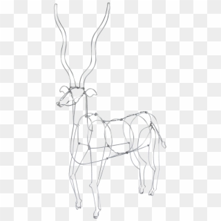 Antelope - African Wire Sculptures, HD Png Download