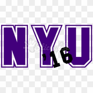 Nyu Vinyl Monogram - Graphic Design, HD Png Download