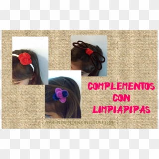 Complementos Con Limpiapipas - Girl, HD Png Download