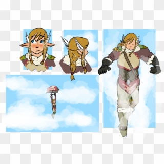 All Links Are Cute But Rito Link Is The Cutest Link - Cartoon, HD Png Download