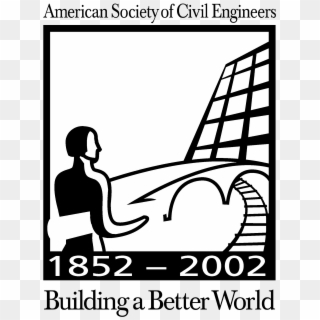 Asce Logo Black And White - American Society Of Civil Engineers, HD Png Download