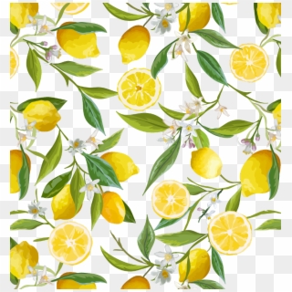 #lemon #lemons #fruit #fruits #interesting #art #vector - Lemon Background, HD Png Download