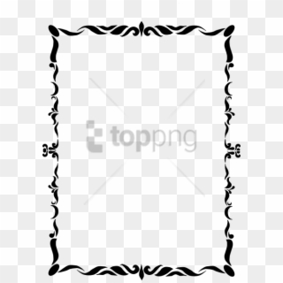 Free Png Simple Line Borders Png Png Image With Transparent - Black And White Simple Border Design, Png Download