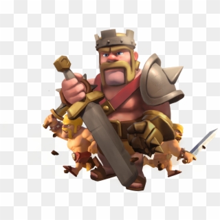 Clash Of Clans The Heroes , Png Download - Barbaro Clash Of Clans Gif, Transparent Png