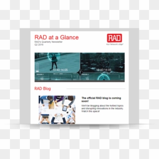 Rad At A Glance Newsletter Q2 - Online Advertising, HD Png Download