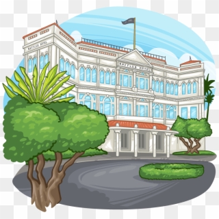 Find Near Me - Raffles Hotel Cartoon, HD Png Download