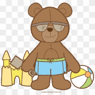 Click To Save Image - Blue Teddy Bear Png Clipart, Transparent Png