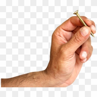 Screw In Hand Png Image - Screw In Hand, Transparent Png