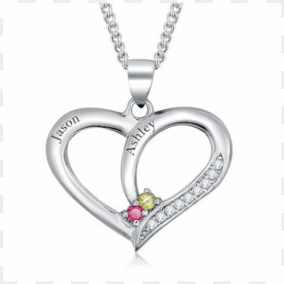 Couple Heart Necklace - Necklace, HD Png Download