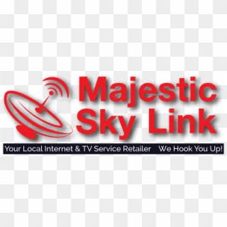Majestic Sky Link Internet, Cable And Satellite In - Oval, HD Png Download