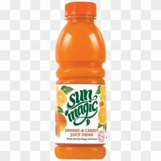 Sunmagic 500ml Orange & Carrot Juice Drink - Plastic Bottle, HD Png Download
