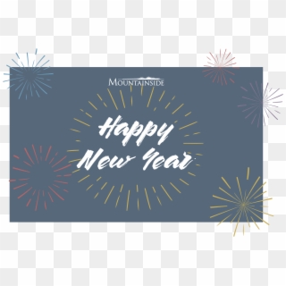 Happy New Year - Fireworks, HD Png Download