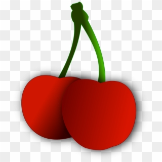 Cherry Fruit Vector Image - Cherry, HD Png Download