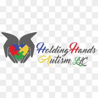 Holding Hands Autism Logo Design Miami Fl - Calligraphy, HD Png Download