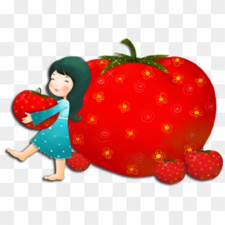 Tomato Drawing Old - 卡通, HD Png Download
