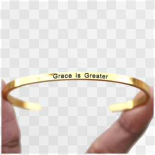 Grace Is Greater Bracelets/bangles - Bangle, HD Png Download