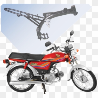 Drawn Motorcycle Basic - Motorcycle Honda Cd 70, HD Png Download