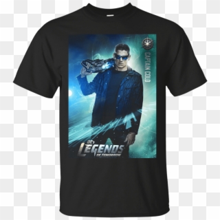 Dc's Legends Of Tomorrow Captain Cold Men's T-shirt - Wentworth Miller Dc's Legends Of Tomorrow, HD Png Download