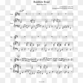 Rainbow Road Sheet Music Composed By Composition - Break My Heart Again Piano Sheet Music, HD Png Download