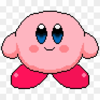 Kirby Pixel Art Grid