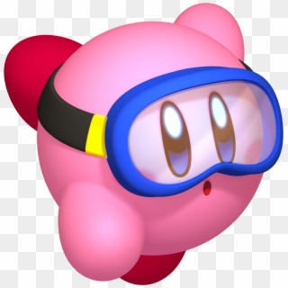 Krtdl Kirby Swim2 - Kirby Swimming, HD Png Download