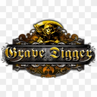 Grave Digger Logo Medal - Grave Digger Band Logo, HD Png Download