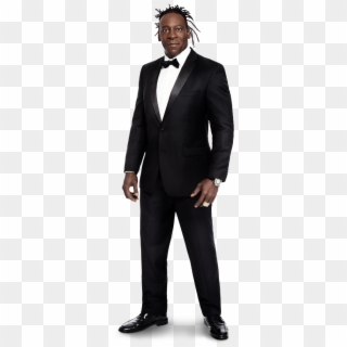 Booker T In Black Formal Dress-awl108 - Booker T, HD Png Download