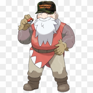 Maga , - Bearded Pokemon Trainer Art, HD Png Download