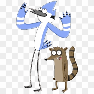Mordecai And Rigby By Mollyketty - Imagenes De Caricaturas En Png, Transparent Png