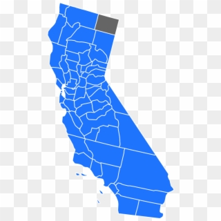 Gary Johnson Tie - California 2016 Election Results Map, HD Png Download