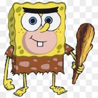 Spongebob Caveman Png - Sponga Feu Feu, Transparent Png