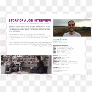 Story Of A Job Interview - Brochure, HD Png Download