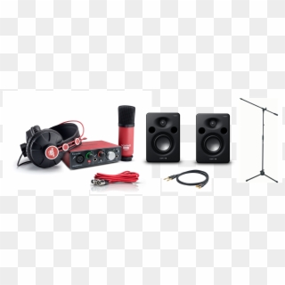 Scarlett Solo Studio - Sound Card And Microphone, HD Png Download