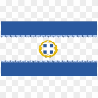 Redesignsiranian Style Greek Flag, With Meanders - Crest, HD Png Download