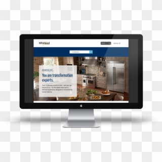 Whirlpool Launches Website Tailored To Professionals - Led-backlit Lcd Display, HD Png Download